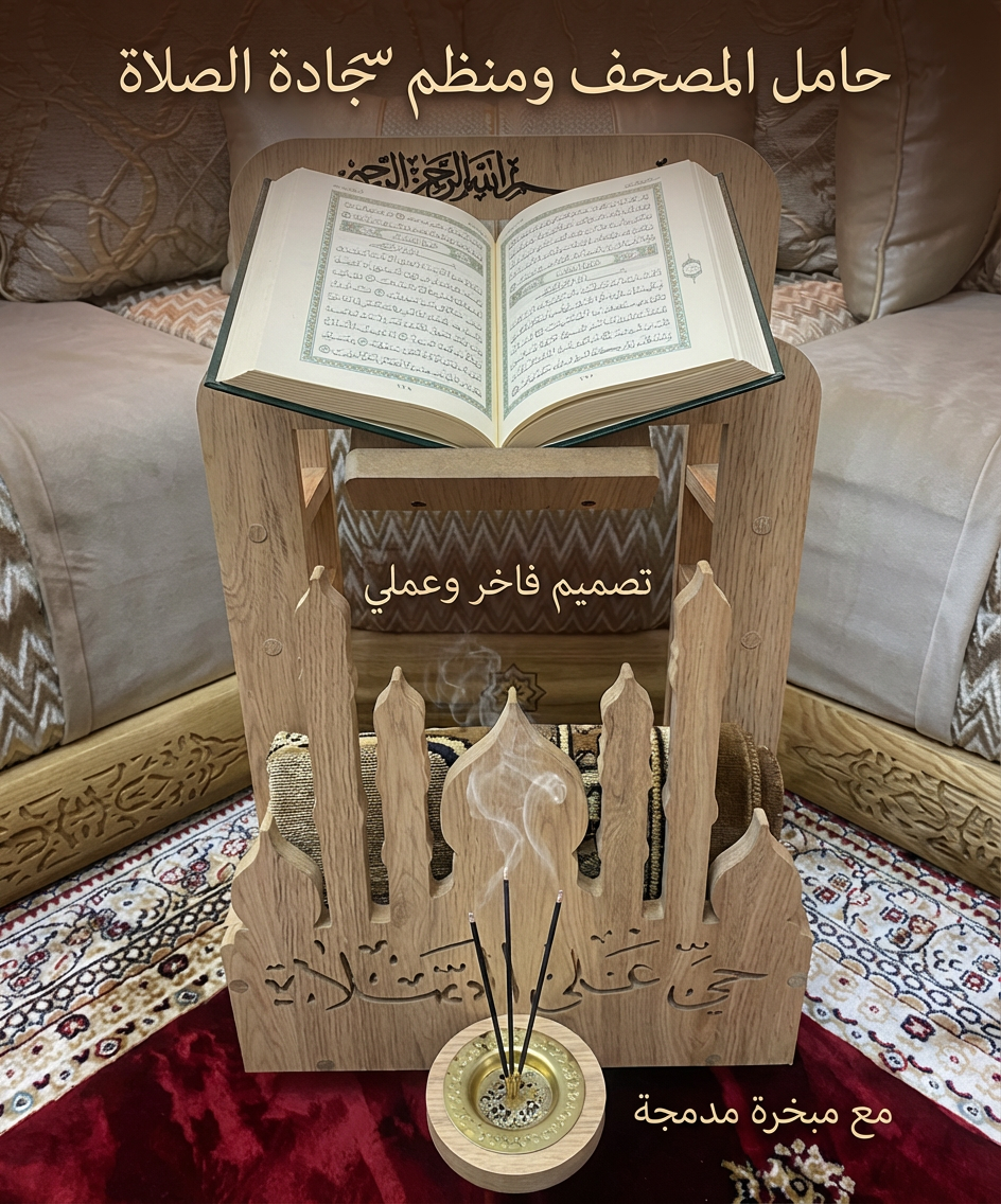 Porte-Coran et Tapis de Prière avec Roues