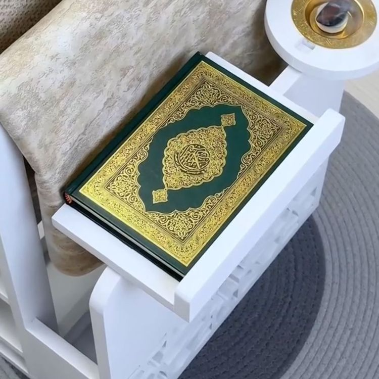 رركن صلاة فاخر / حامل للمصحف،/ مبخرة مدمجة/، ورفوف جانبية للتخزين FORX10