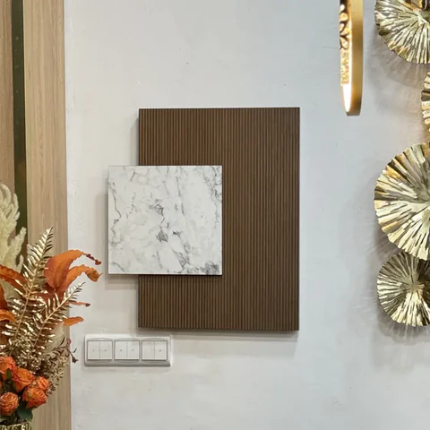 Cache tableau électrique en Bois - moderne